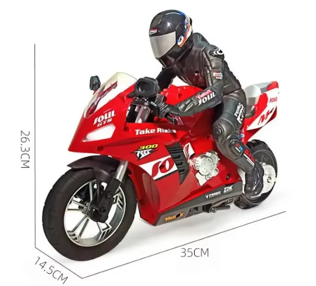 Motocicleta RC auto-estabilizada